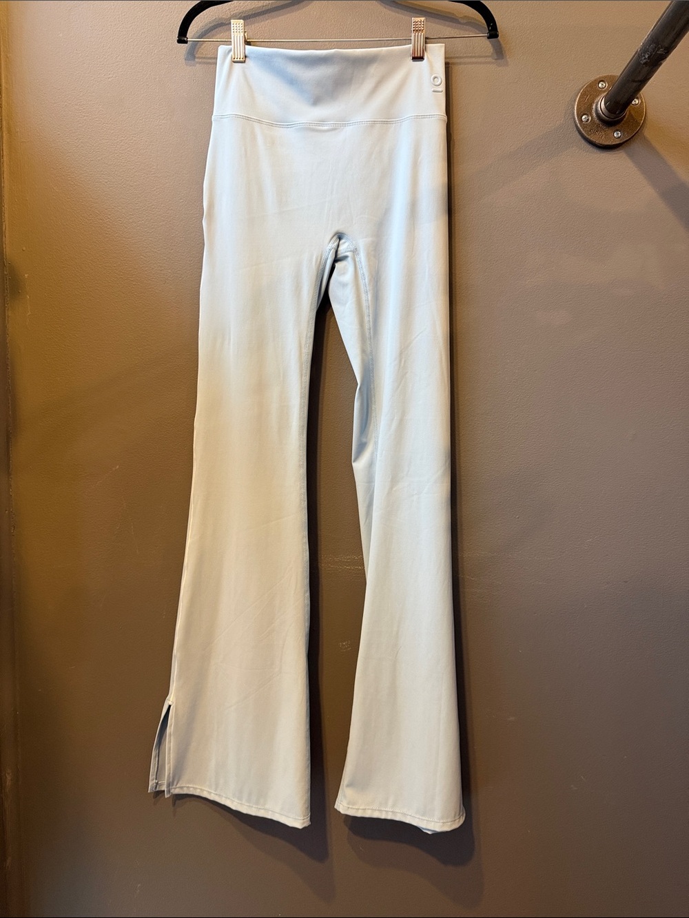 Light Blue Flared Active Leggings